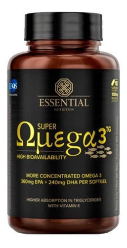 Super Omega-3 Tg 1000mg - 108 Caps - Essential Nutriton