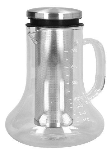 Cafetera Portátil De Vidrio Borosilicato De 700 Ml Para Cerv