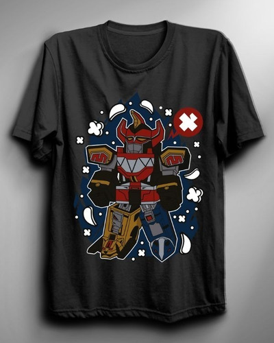 Polera De Mujer De Power Rangers - Megazord