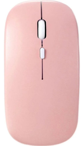 Mouse Inalámbrico Recargable Bluetooth Silencioso Color Rosa