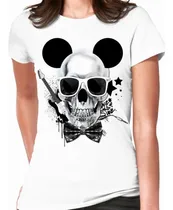 Comprar Blusas Cleen Alexer  Mikey Mouse Calavera Rock Mod 18