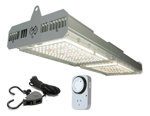 Panel Led Jx 300 Cultivo Indoor Led Cree Poleas Timer