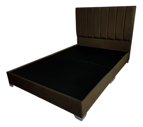 Base Cama Con Espaldar Atlantis Semidoble 120x190+ Envió Btá