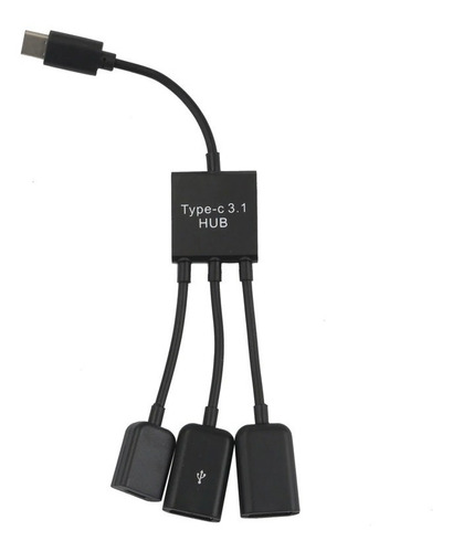 Cable Usb Otg Adaptador Tipo C Hub Usb Otg