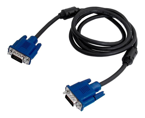 Cable de monitor Md9 Hdb15 M/Hdb15 M de 1,50 m con filtro, 7423, color negro