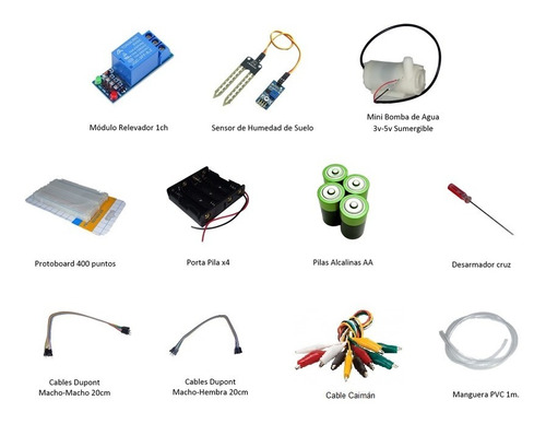 Imagen 1 de 10 de Kit De Riego Inteligente Para Micro:bit Y Arduino