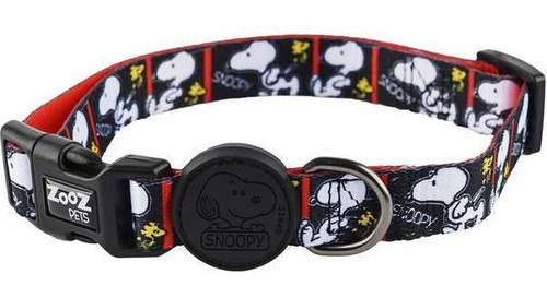 Coleira Para Cachorro Zooz Snoopy Filmblack M (30 - 50cm