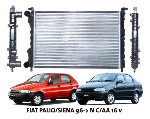 Radiador Fiat Palio/siena 96- Nafta 1.6 C/aa **oferta**