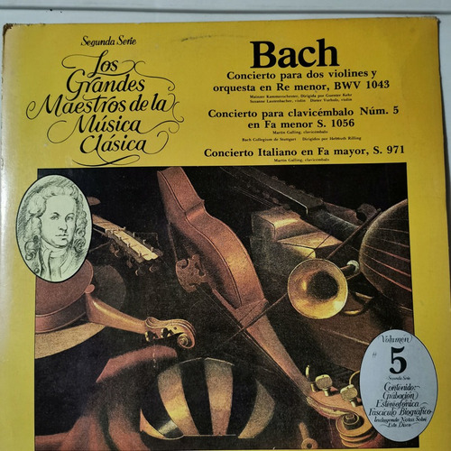 Disco Lp: 2da Serie- Bach,clavicembalo