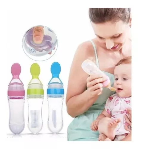 Cuchara Alimentadora de Silicona para Bebés – Zulmerystore