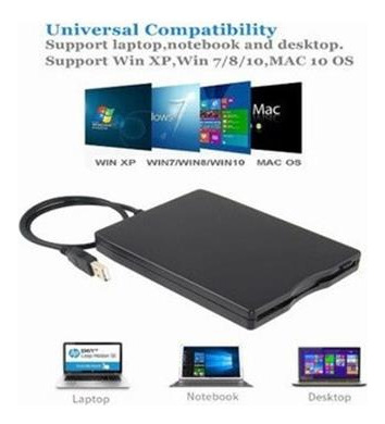 Adaptador De Reprodutor De Disquete Externo Com Porta Usb 3.