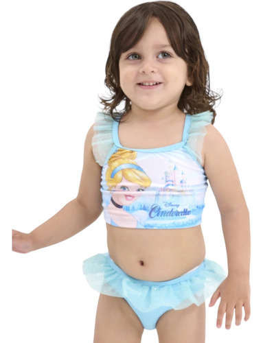 Traje De Baño Malla Original De Disney Con Licencia