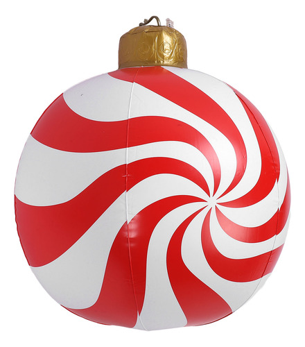 Bola Inflable De Navidad Con Forma De Caramelo De 23.62 PuLG
