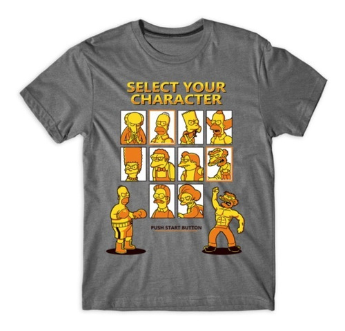 Remera The Simpsons Fighter