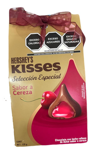 Chocolate Hersheys Kisses Sabor A Cereza 120g