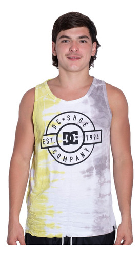 Dc Musculosa Lifestyle Hombre Half And Half Verde Fuk