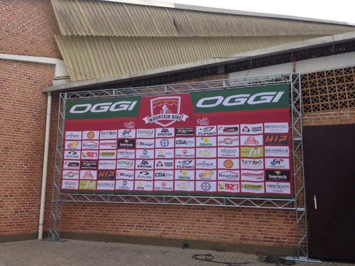 Imagem 3 de 3 de Treliças Box Truss Q20 Aço 1 Base 70x70cm - Lourenço