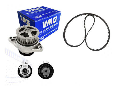 Kit Distribucion Con Bomba Vmg Para Vw Saveiro Trend 1.6 8v