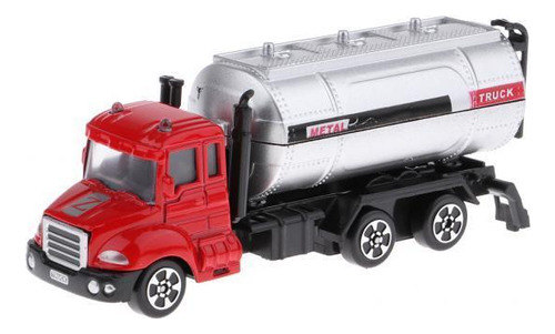 5 :64 Pull Back Engineering Delivery Truck Modelo Sol