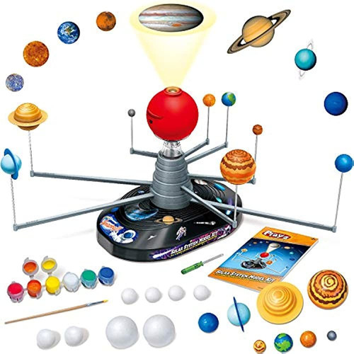 Kit De Modelo De Sistema Solar Playz Con Motor De 4 Velocida