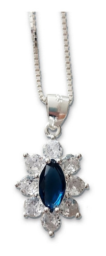Imagen 1 de 4 de Collar De Plata De Ley 925 Modelo Nilam