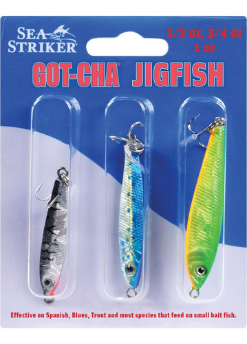 Got-cha Jfa-3pk - Kit De Jigfish, Incluye Jf12-bts, Jf34-bys