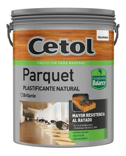 Cetol Parquet Plastificante Balance Al Agua 1 Litro