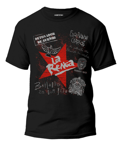 Remera La Renga - Logos