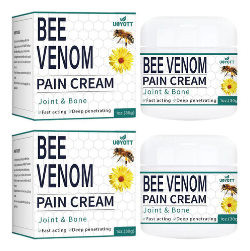 Venomo De Abeja: Dolor Y Crema Curativa De Huesos 30g*2