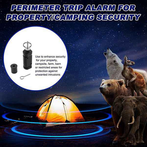T0queenly-1 Set De Alarma Perimetral Trip Line Con Cobertura