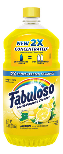 Fabuloso Limpiador Multiusos, Formula Concentrada 2x, Aroma 