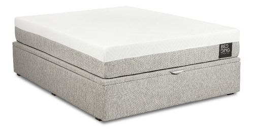 Imagen 5 de 9 de Base Sommier Baulera Cama Baúl 2 Plazas (140x190x25)