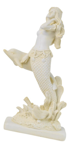 Smermaid Statue Resin Figurine Mapeop Ornament Escultura