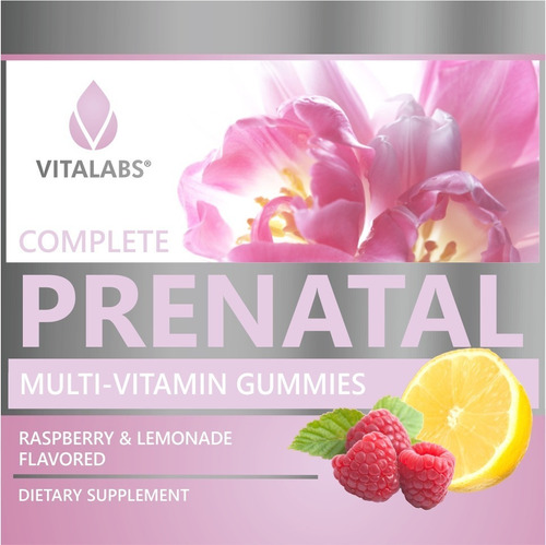 Vitalabs I Prenatal Multivitamin With Fish Oil I 60 Gummies