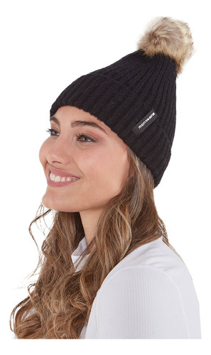 Gorro Montagne Mujer Lana Karoline Pompón Desmontable