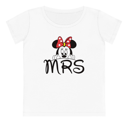 Playera De Parejas Mickey Y Minnie Mouse, Tallas A Elegir