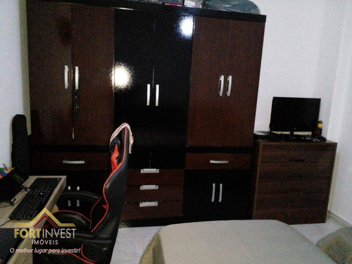 Imagem 4 de 10 de Apartamento Com 1 Dormitório À Venda, 54 M² Por R$ 165.000,00 - Tupi - Praia Grande/sp - Ap3922