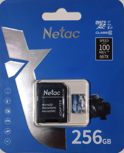 Cartão Micro Sd Netac 256gb - Nintendo Switch / Steam Deck