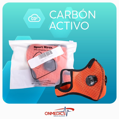 Imagen 6 de 9 de Cubrebocas N95 Lavable Reusable Deportivo 2 Válvulas 3 Pzas