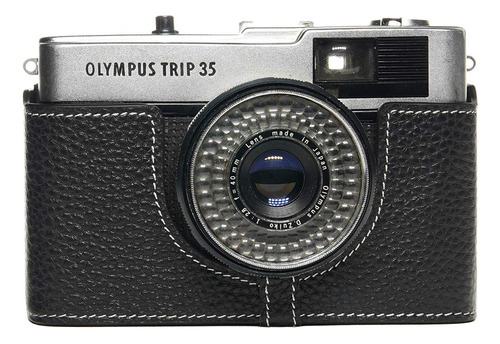 Funda Para Camara Olympus Trip 35 Hecha Mano Piel Autentica