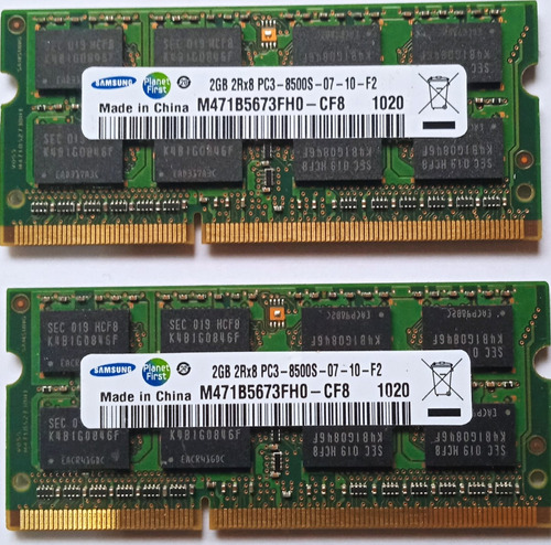 Memoria Ram Ddr3 Laptop 2 Gb (usadas)