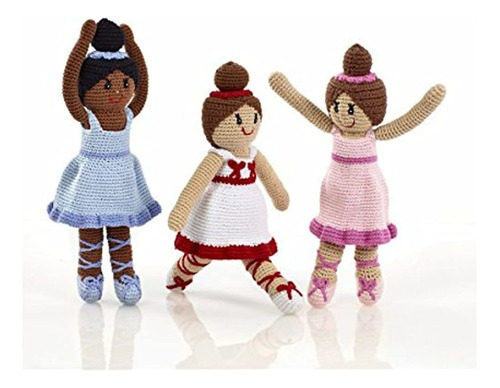 Guijarro  Crochet Azul Storytime Bailarina Muñeca