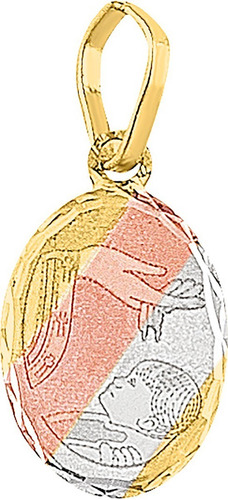 Kit Medalla Bautizo 3 Oros Cadena 10 K + Obsequio + Envio