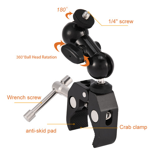 Adaptador De Cabezal Multifunción Ajustable Con Doble Brazo