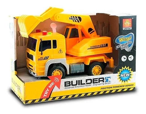 Camion De Construccion C/luz Y Sonido Mazel