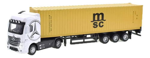 I Remolque Con Camión Portacontenedores Modelo 1:36