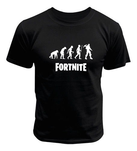 Camiseta Gamer Pro Fortnite Evolución Evolution Battle Royal