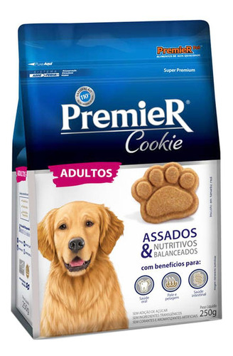 Biscoito Premier Cookie Cães Adultos 250g