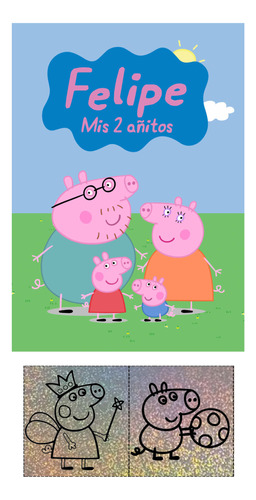 36u Libritos P/colorear Souvenirs Peppa Pig C/stickers 7x10