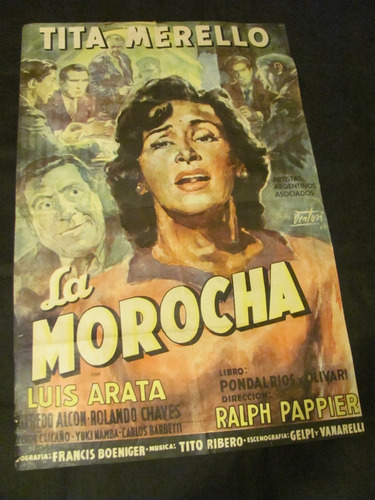 Afiche- La Morocha- Tita Merello- Venturi